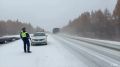 Первый снег выпал в Забайкалье