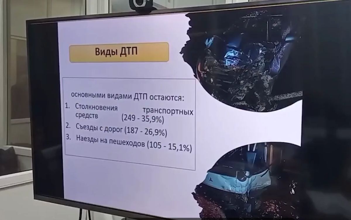 Самые частые виды ДТП назвали в Забайкалье