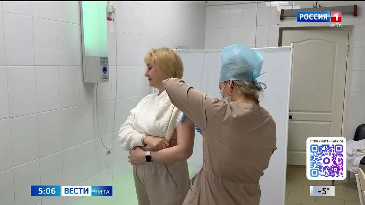 Свыше 326 тысяч забайкальцев привились от гриппа