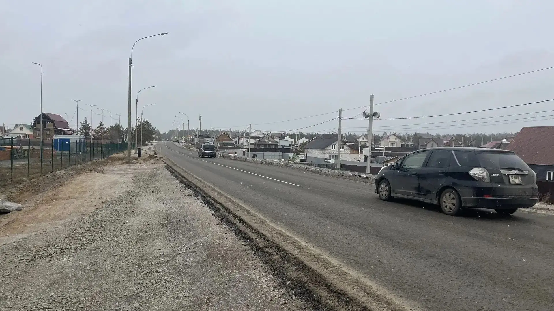 На дороге Смоленка — Карповка уложили более 8 километров асфальта