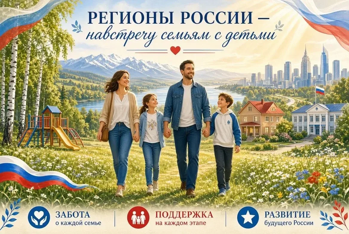 Формируется база «Регионы России — навстречу семьям с детьми»