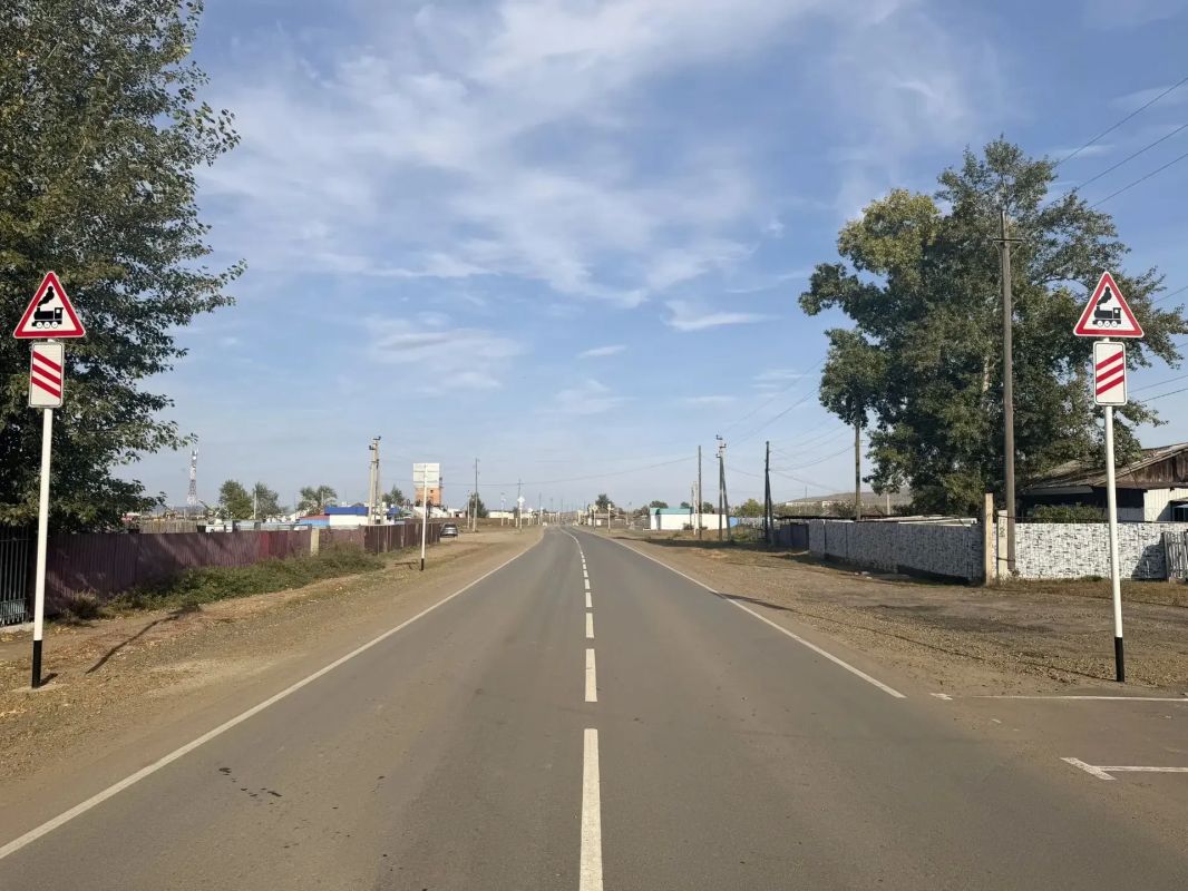 Новый асфальт появился в границах Досатуя и Погадаева Приаргунского округа Новый асфальт появился в границах Досатуя и Погадаева Приаргунского округа